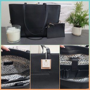 Mali + Lili ❤️ Estie Black Tote Bag